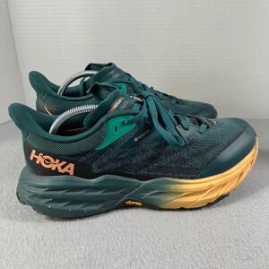 Hoka Speedgoat 5 GTX‎ Womens Trail Running sneakers Shoes Teal Orange Size 9B